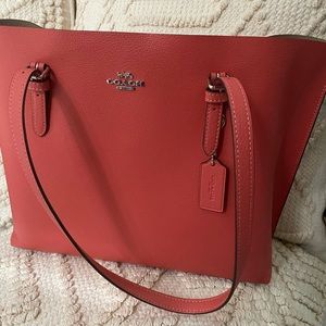 Coach Mollie Leather tote